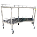 Surgical Operation Specially Two Layers Stainless Steel Surgical Operation Instrument Table Trolley